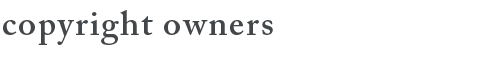 Statement for Copyright Owners